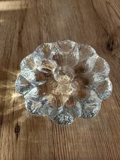 Wunderschöne Dekoration Glas Kerzenhalter Maße Rund 11cm Hohe 3 Cm   459 Gr.