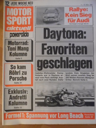 Motor sport aktuell 1981 - sport,