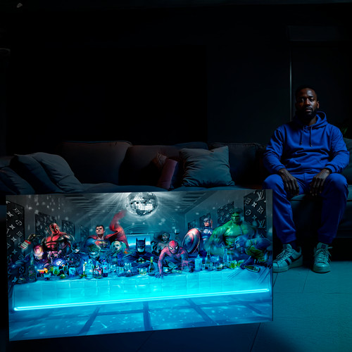 Bild mit led - bild,