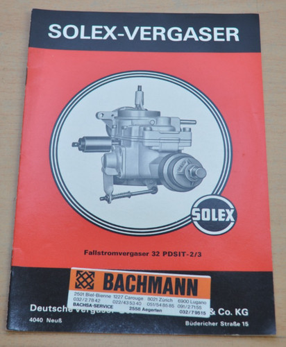 Solex fallstrom vergaser - solex,