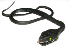 Monster Schlange aus Gummi altes Fantasy Science Fiction Hong Kong Spielzeug