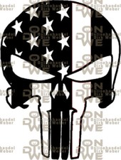 Aufkleber "Skull 9" groß