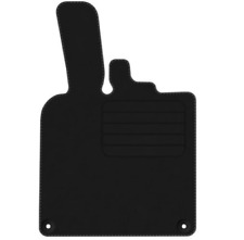 Velours Fußmatte für Smart ForTwo II 451 Bj. 2007 - 2015 Passform Neu BASIC LP