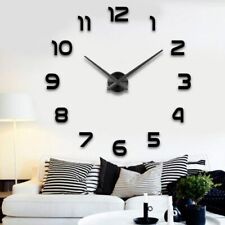 Wanduhr Groß A142 3D Wand Uhr für Wohnzimmer Wandtattoo Tattoo XL XXL 80 - 120cm