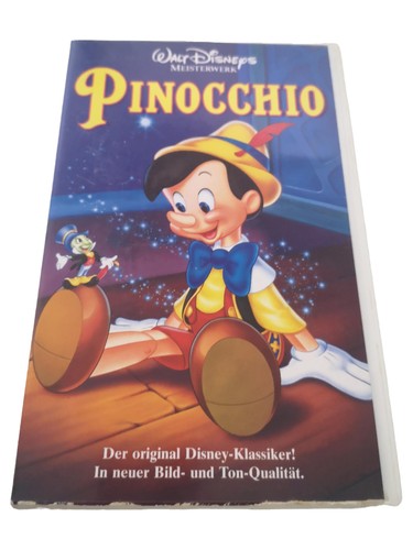 Walt disney pinocchio vhs - pinocchio,