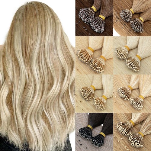 100 strähnen nanoring hair - strähnen,