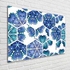 Wandbild aus Plexiglas® Druck auf Acryl 100x70 Sonstige Mandala Elemente