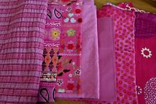 Super Stoffpaket Pink Hilco Stenzo Baumwolle ca. 5 Meter farbenmix