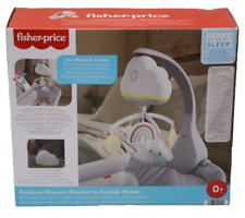 Fisher-Price HBP40 - Regenbogen-Mobile für Babybett, Tisch-Spieluhr