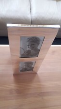 Silberrahmen für 2 Bilder 10 x 15  cm. Versilbert,anlaufgeschützt. Hoch und Quer