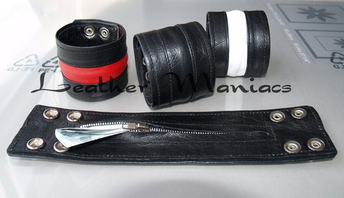 Lederarmband mit geldbörse - lederarmband,