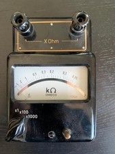 Neuberger omeco Ohmmeter Widerstands - Messgerät Rarität für Sammler