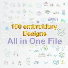 100 embroidery designs - 100,