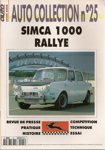 Auto sammlung simca - 25, 1000