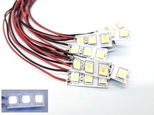 10 Stück SMD LED Hausbeleuchtung mit Kabel Beleuchtung weiß Wagonbeleuchtung A37