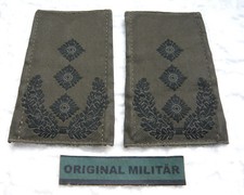 KLETT Rangabzeichen Heer Oberst schwarz/oliv  Schulter Klappen Schlaufen Stücke