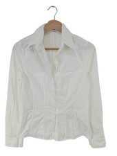 NADINE H. Langarmhemd Damen Hemd Gr. DE 36 weiß Business-Look