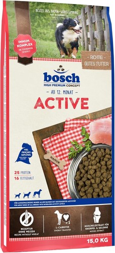 Bosch active hundefutter 15kg - bosch,