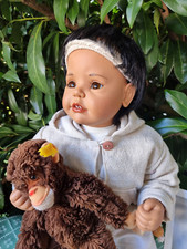 Götz Künstlerpuppe Renaldo 60 cm Joke Grobben 1999+ Steiffaffe Sammlerpuppe Doll