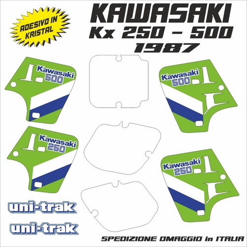 Aufkleber kawasaki 250 - kx, -500