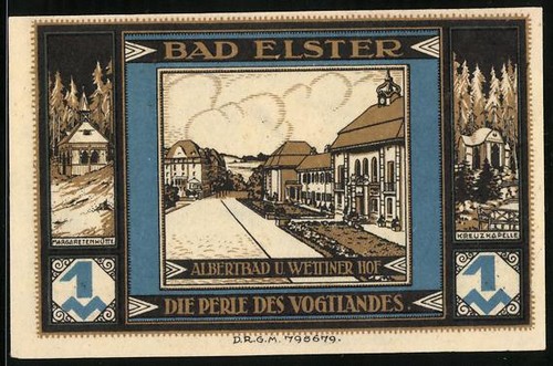 Notgeld bad elster 1920 1 - notgeld,