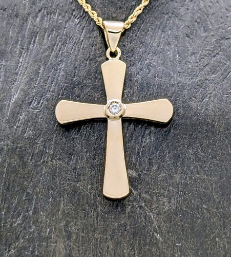 Jesus kreuz anhänger 585 14k - kreuz, 585/14k