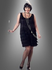 Xxl charleston kleid schwarz - kleid,