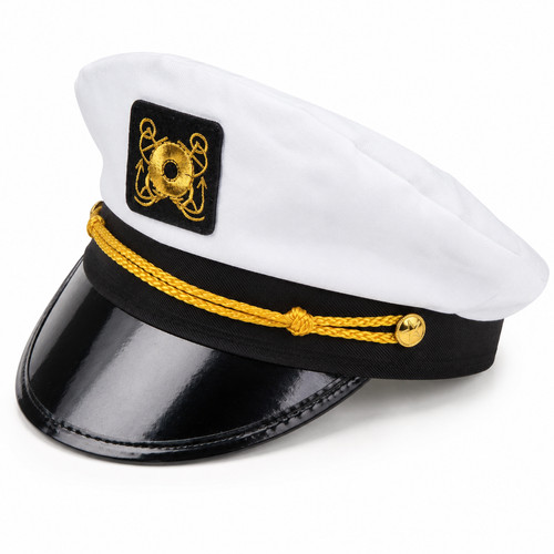 Kapitänsmütze weiß marine - kapitänsmütze,