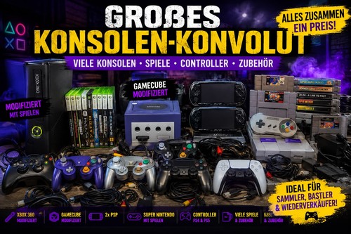 Großes konsolen konvolut - großes, konsolen-konvolut