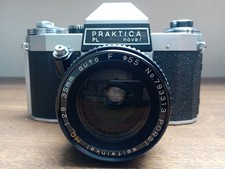 Praktica PL Nova 1,  Analoge SLR Kamera mit Tasche/Case