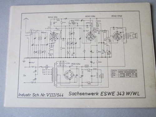 Sachsenwerk eswe 343 w - ,
