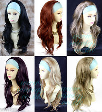 Wiwigs lang 3/4 Herbst wellig Lagenlook Damen Perücken schwarz, rot, braun, blond, pflaume