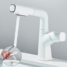 Weiβ Waschtischarmatur