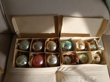  Christbaumschmuck alt 12 Kugeln Weihnachten von Oma