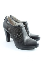 NERO GIARINE Hochfront-Pumps Damen Pumps Gr. DE 37 schwarz-silberfarben