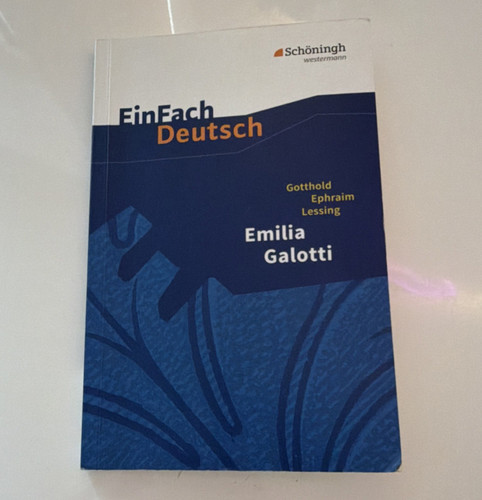 Emilia galotti arbeitsbuch - emilia,