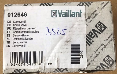 Vaillant servoventil - vaillant,