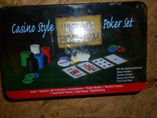 Poker Set Casino Style Texas