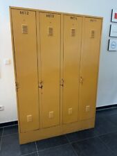 Umkleideschrank Metallschrank Spind Industrie Metallspind, 3x 4-Türer 1x 3-Türer