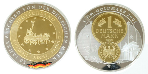 Goldene deutsche mark - goldene, dm