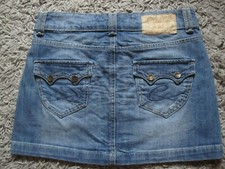  edc by ESPRIT Jeans-Rock Super Mini-Rock im totalen Vintage-Style Gr. 32 34  