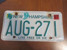 US Kennzeichen New Hampshire