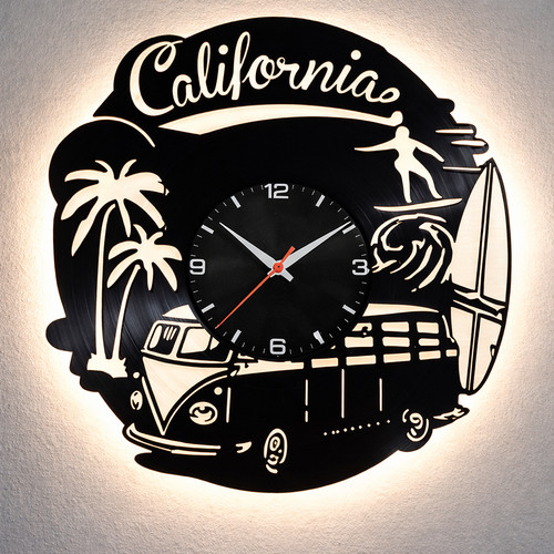 Schallplatten wanduhr - schallplatten,