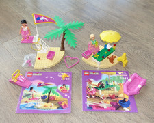 2x LEGO System Belville 5845 Delfin Show + 5841 Strandspaß + Bauanleitung