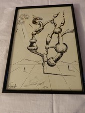 Surrealistischer  Druck einer