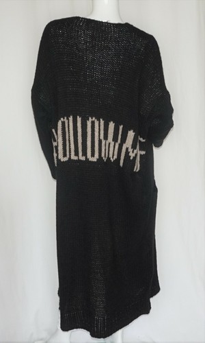 Grobstrick mantel strickjacke - grobstrick,
