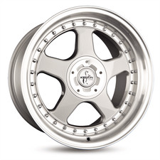 18 Zoll KESKIN KT1 5x100/112 ET30 Alufelgen SILVER LIP POLISH