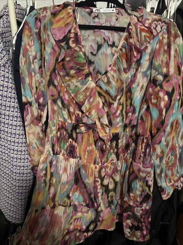 Zara sommerkleid blumen - blumen, muster