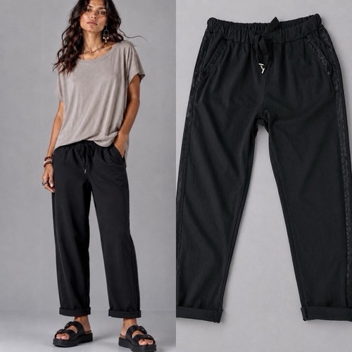 Damen hose jogpants schwarz - damen,