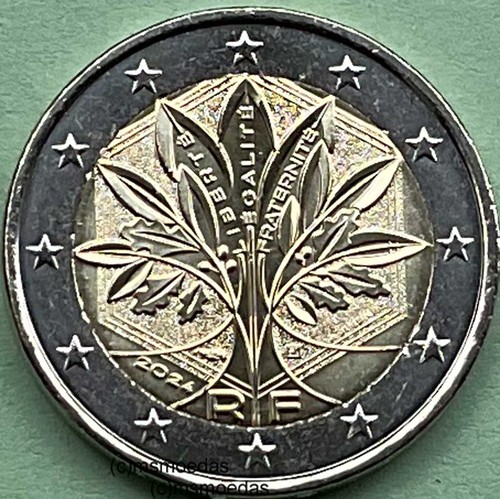 Frankreich euro kursmünze - 2,